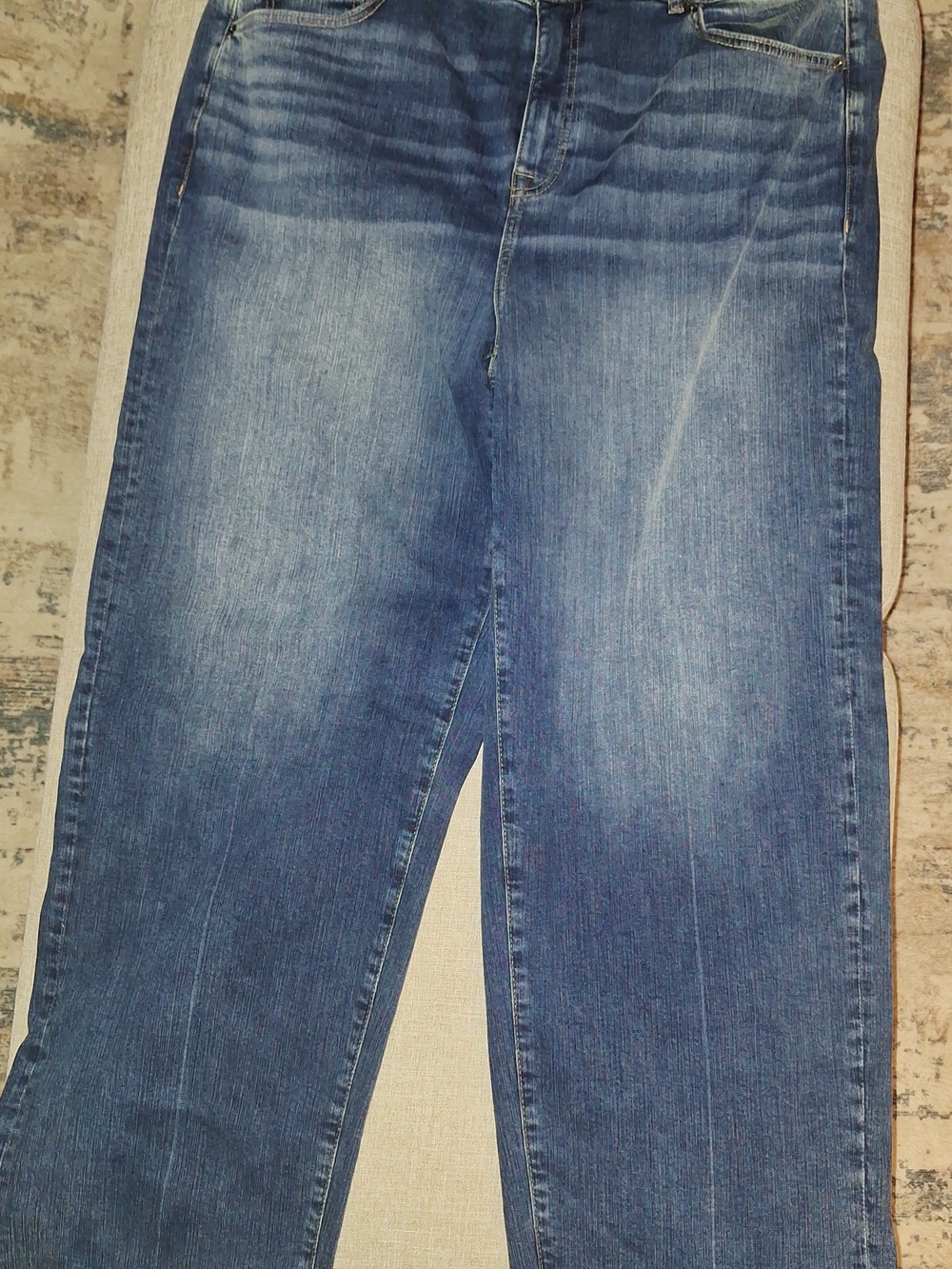 torrid Women's Washed Blue Straight Leg Jeans